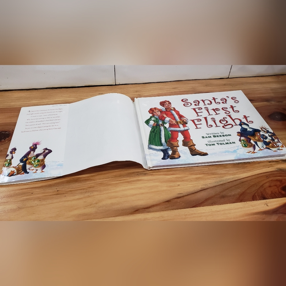 🦋Santa's First Flight Book🦋 - Picture 2 of 5